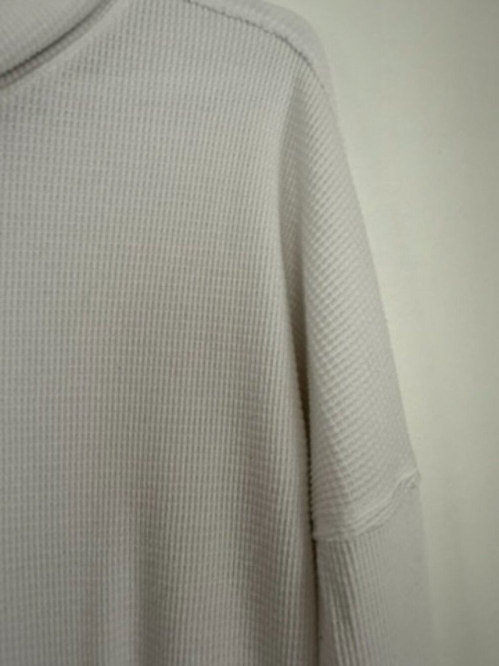 TNA Waffle Knit Cowl Neck Long Sleeve Top | White | Size M - Picture 8 of 10